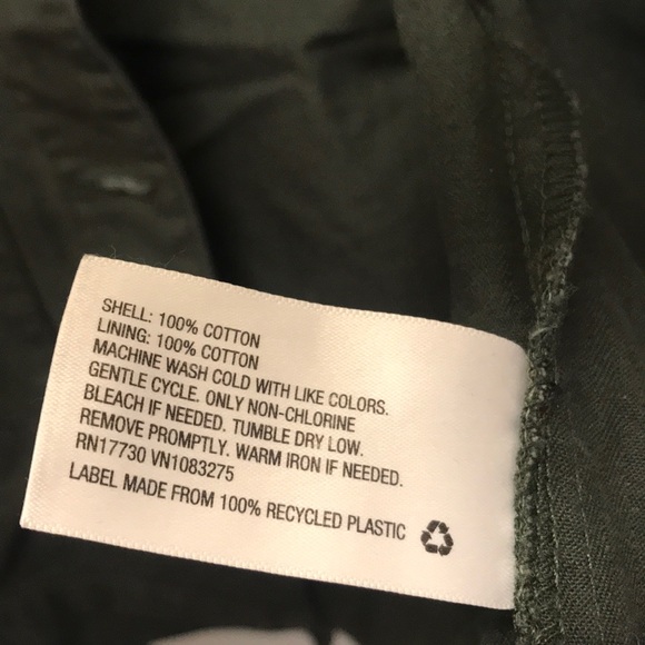 A New Day Forrest Green Military Jacket Size Med - Picture 6 of 7